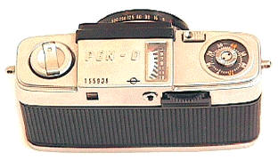 Olympus Pen-D Scale Focus Black 35mm Film Camera